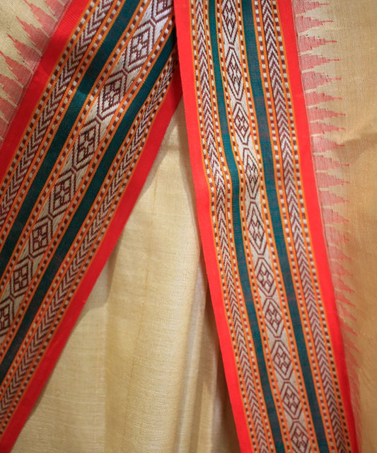 Handloom Karwat Kinar Saree