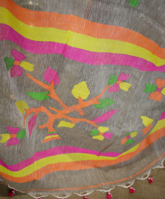 Contemporary Jamdani Saree