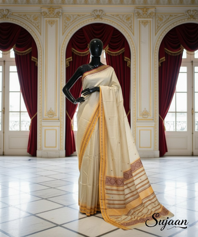 Luxurious Handloom Tussar Saree