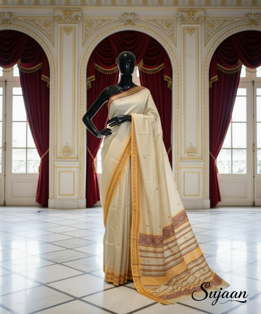 Luxurious Handloom Tussar Saree