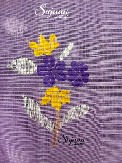 Closeup View: Handloom Saree