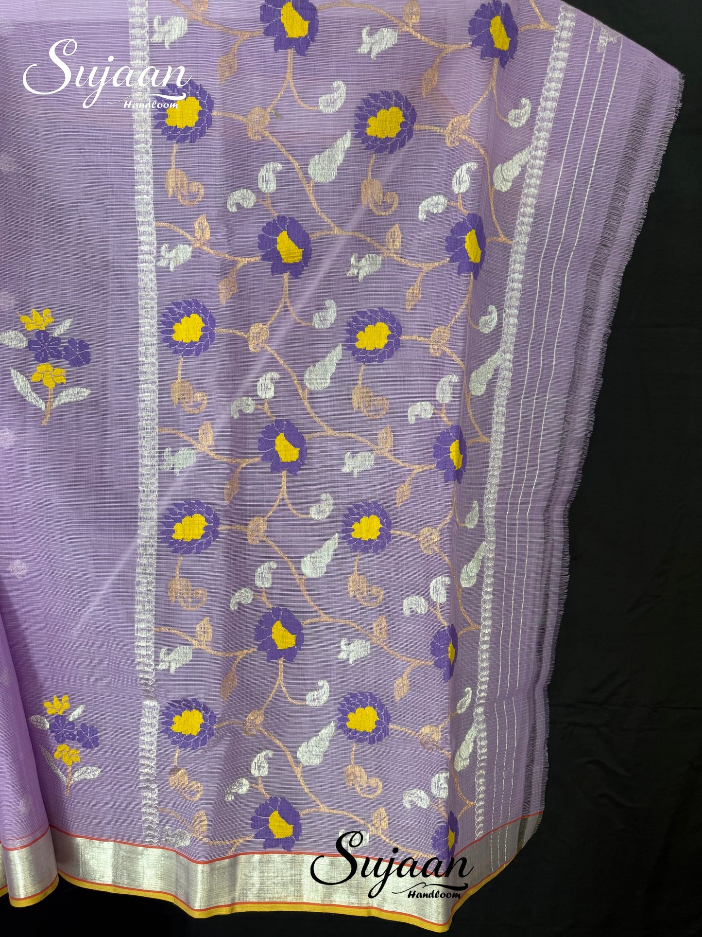 Pallu view: Handloom Saree