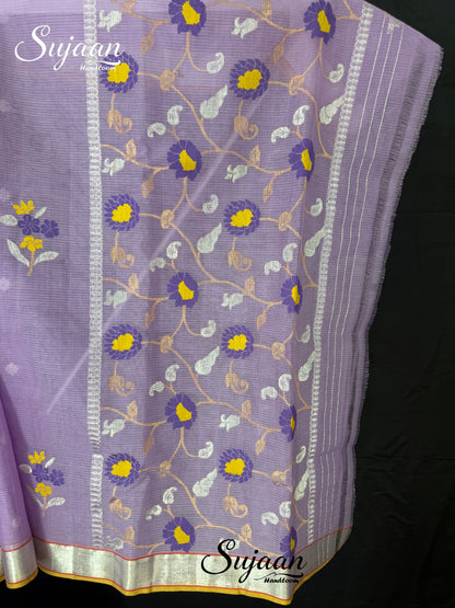 Pallu view: Handloom Saree