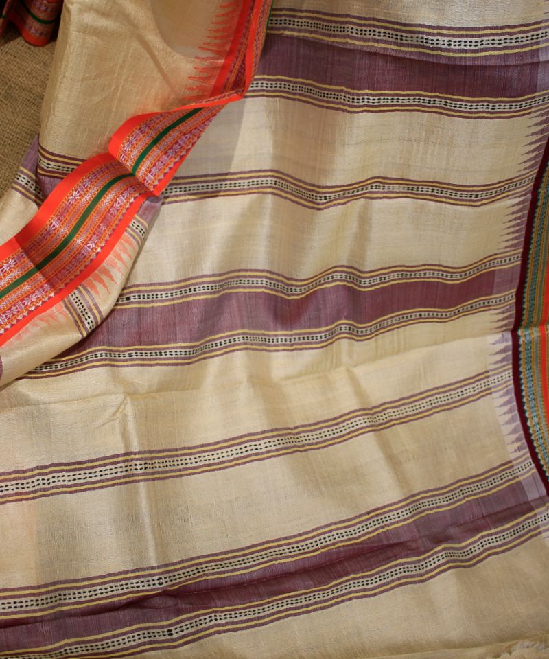 Vidarbha Tussar Silk Saree