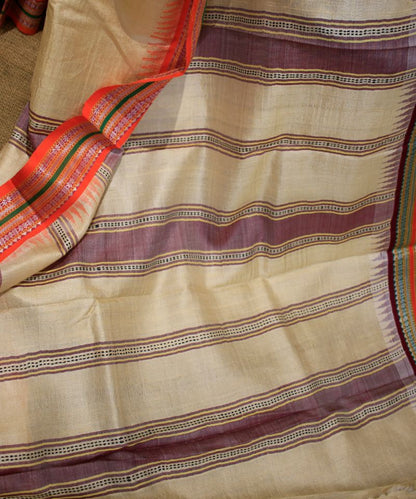 Vidarbha Tussar Silk Saree