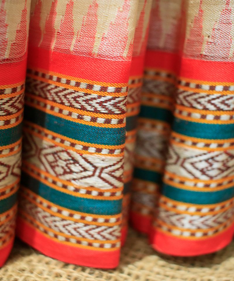 Tussar Silk Saree with Traditional Temple Border