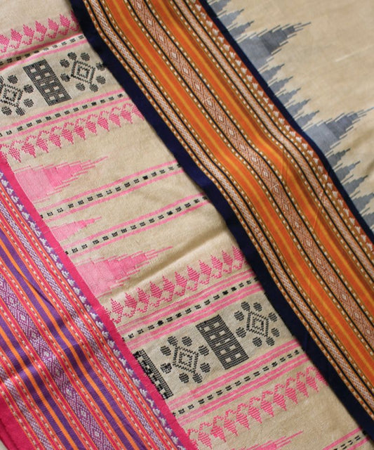 Karvati Kinar Border and Woven Pallu