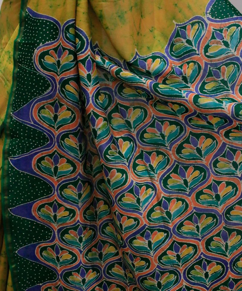 Yellow Green Floral Design