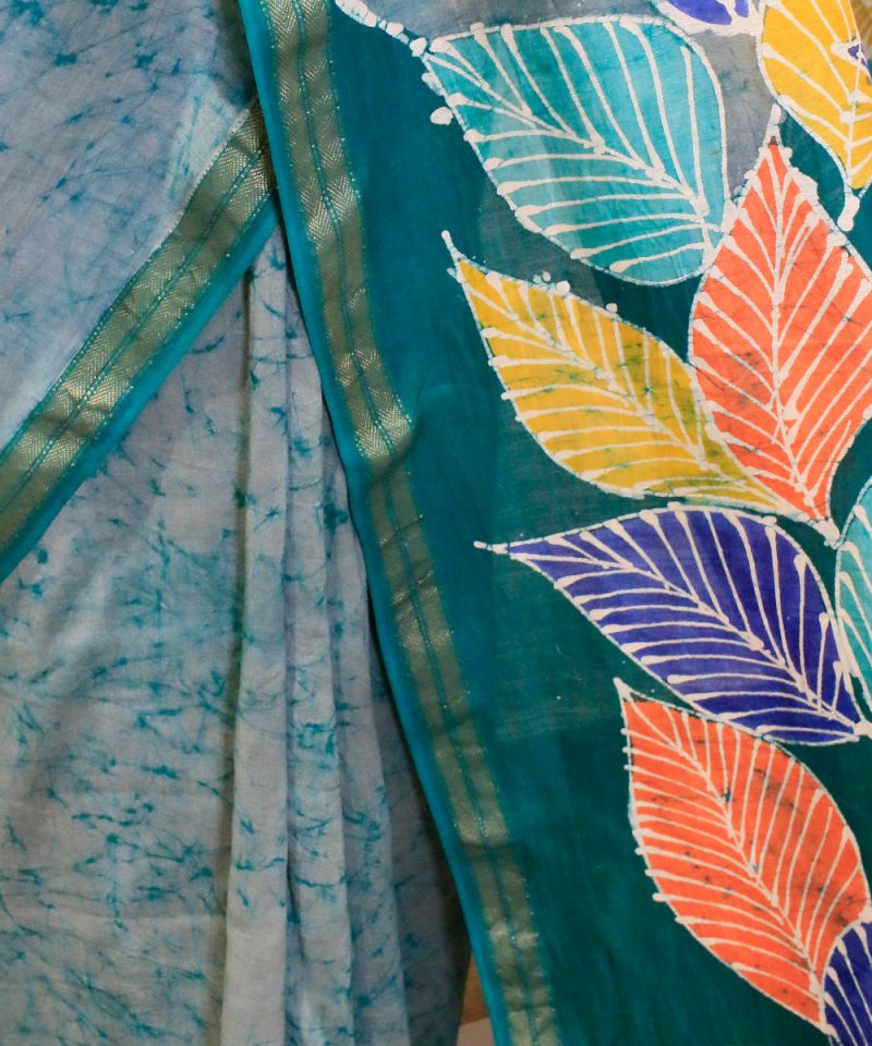  Batik Cotton Saree