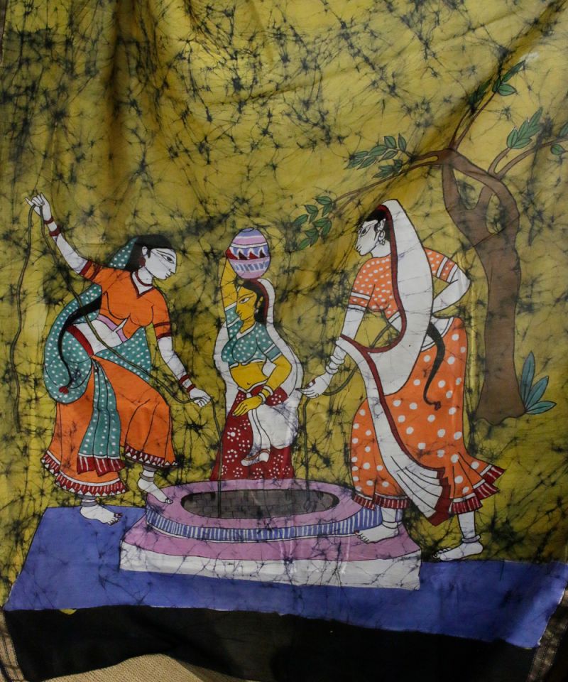 Folk Art Figurative Pallu