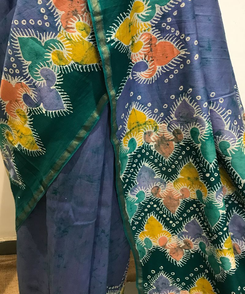 Batik Cotton Saree
