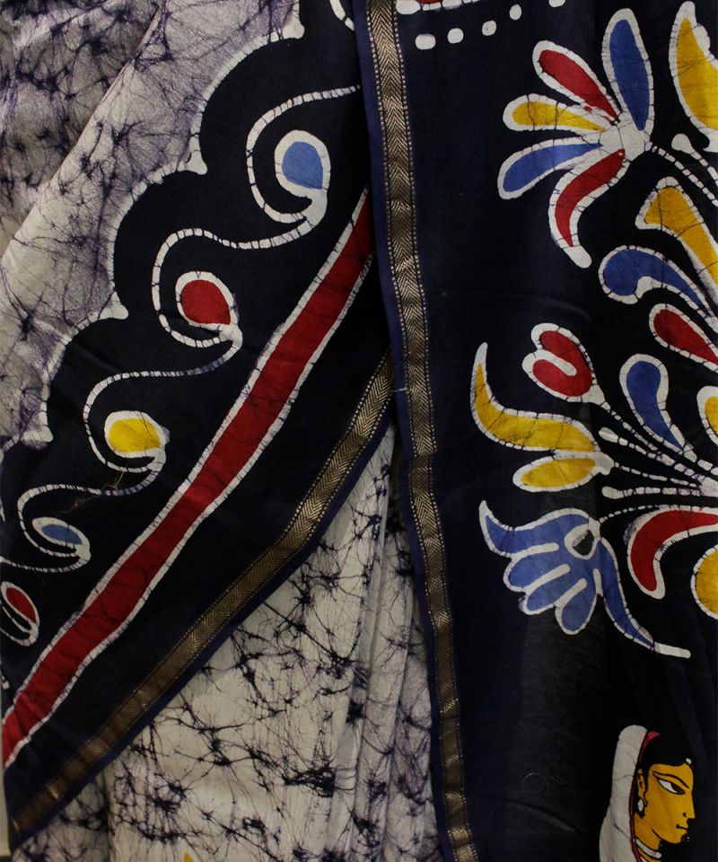 Pattachitra Batik Saree